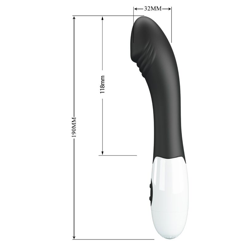 PRETTY LOVE - ELEMENTAL VIBRATEUR POINT G 30 MODES NOIR PRETTY LOVE PARTY UP