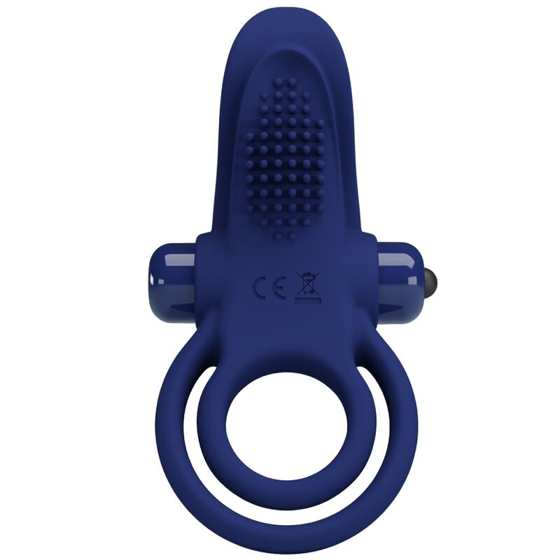 PRETTY LOVE - BRONSON BAGUE DOUBLE AVEC VIBRATION BLEU PRETTY LOVE MALE