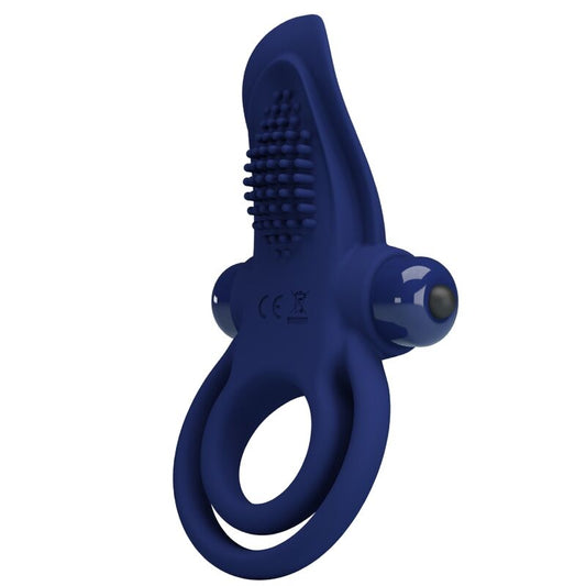 PRETTY LOVE - BRONSON BAGUE DOUBLE AVEC VIBRATION BLEU PRETTY LOVE MALE