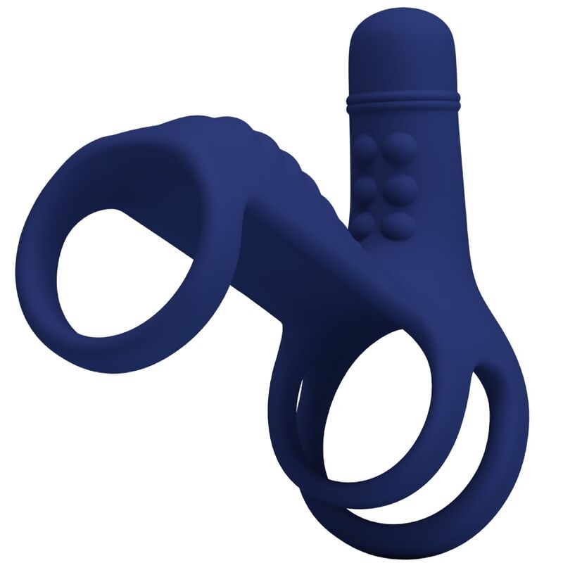 PRETTY LOVE - ANNEAU VIBRANT ELISH AVEC EXTENSION BLEU PRETTY LOVE MALE