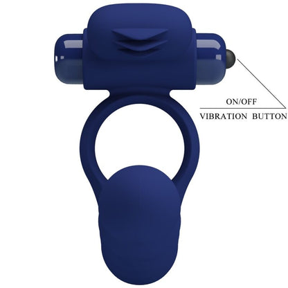 PRETTY LOVE - AJMAL ANNEAU VIBRANT AVEC PLUG BLEU PRETTY LOVE MALE