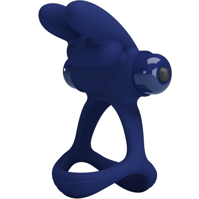 PRETTY LOVE - FRANCISCO DOUBLE ANNEAU VIBRANT LAPIN BLEU PRETTY LOVE MALE