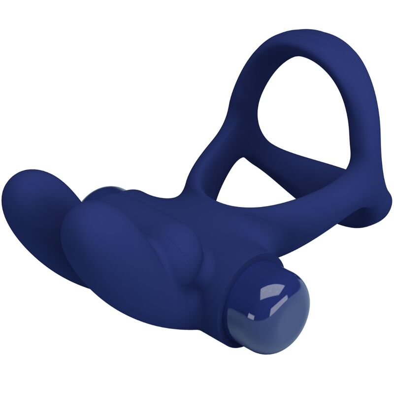 PRETTY LOVE - FRANCISCO DOUBLE ANNEAU VIBRANT LAPIN BLEU PRETTY LOVE MALE