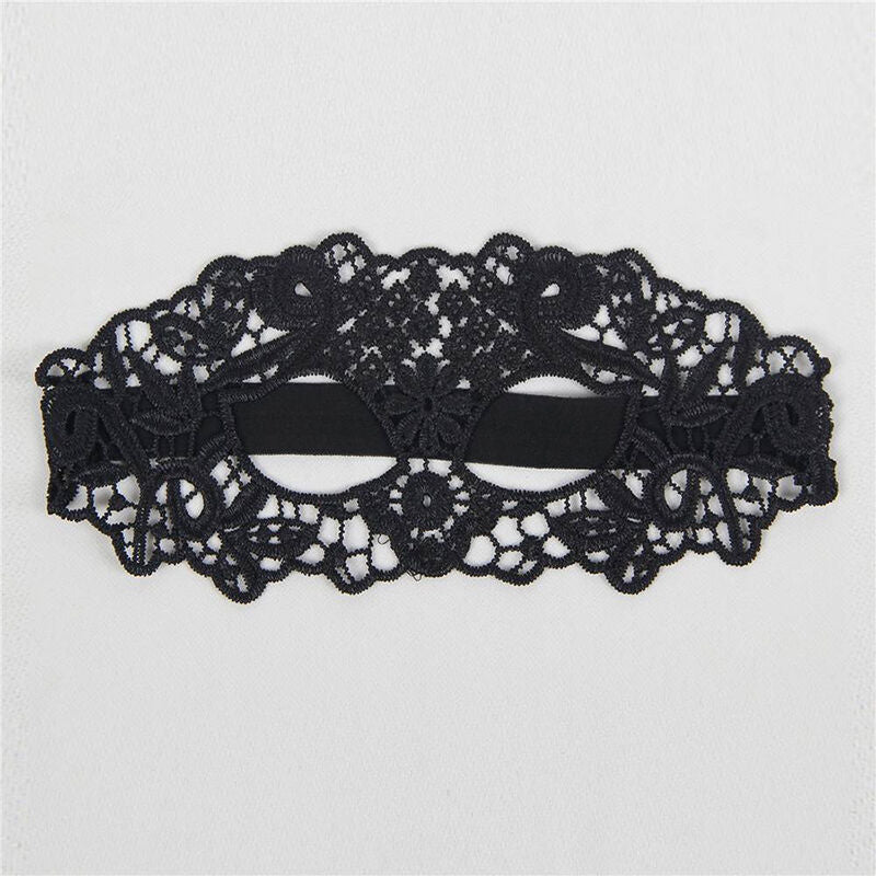 QUEEN LINGERIE - MASQUE EN DENTELLE NOIRE QUEEN LINGERIE