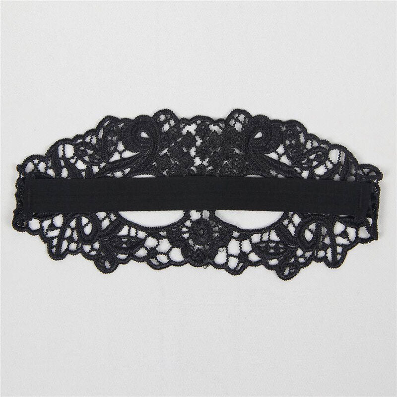 QUEEN LINGERIE - MASQUE EN DENTELLE NOIRE QUEEN LINGERIE