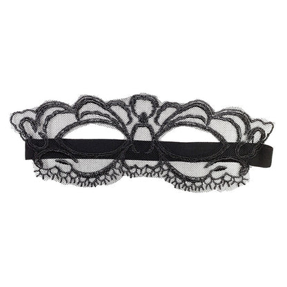 QUEEN LINGERIE - MASQUE FINE DENTELLE NOIRE QUEEN LINGERIE
