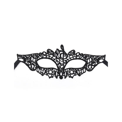 QUEEN LINGERIE - MASQUE EN DENTELLE NOIRE MODÈLE 2 QUEEN LINGERIE