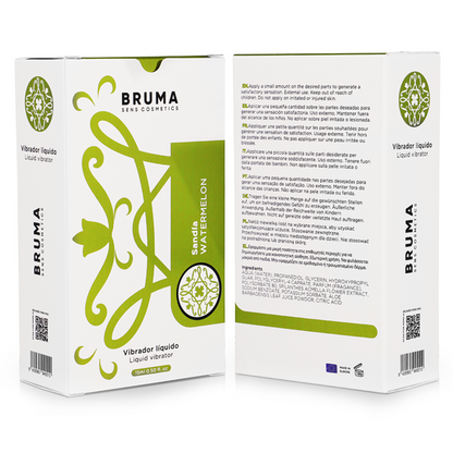 BRUMA - VIBRATEUR LIQUIDE ULTRA GLISSANT Pastèque 15 ML BRUMA