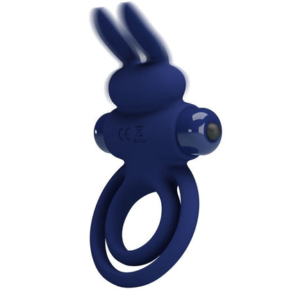 PRETTY LOVE - DAREY DOUBLE ANNEAU VIBRANT LAPIN BLEU PRETTY LOVE MALE