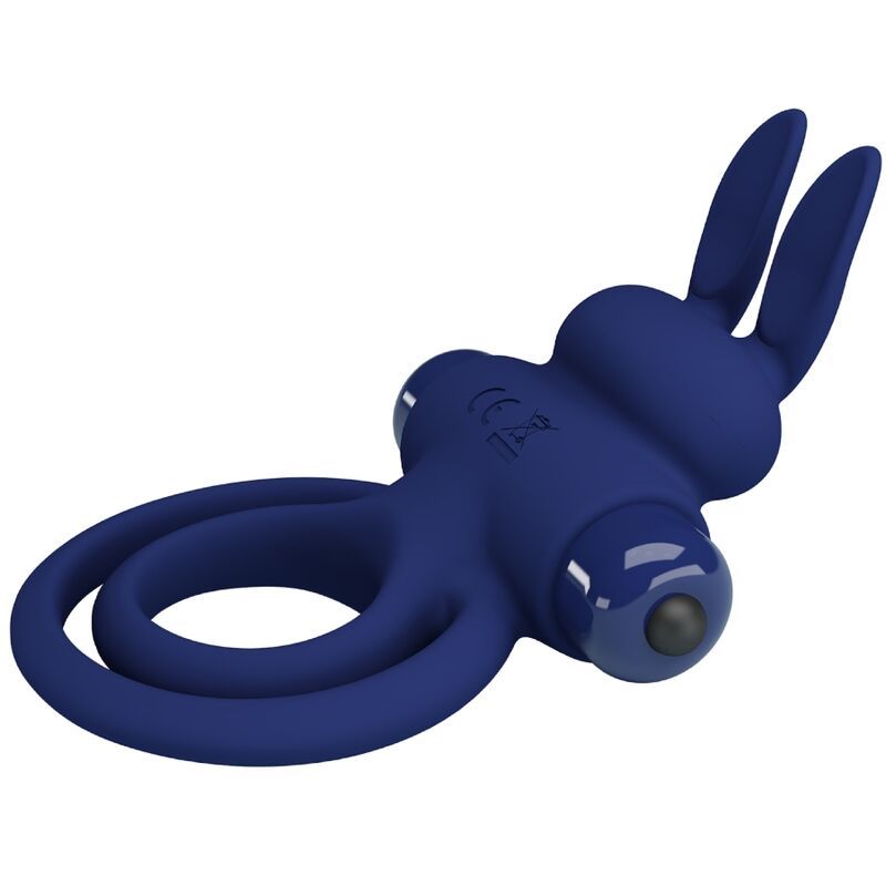 PRETTY LOVE - DAREY DOUBLE ANNEAU VIBRANT LAPIN BLEU PRETTY LOVE MALE