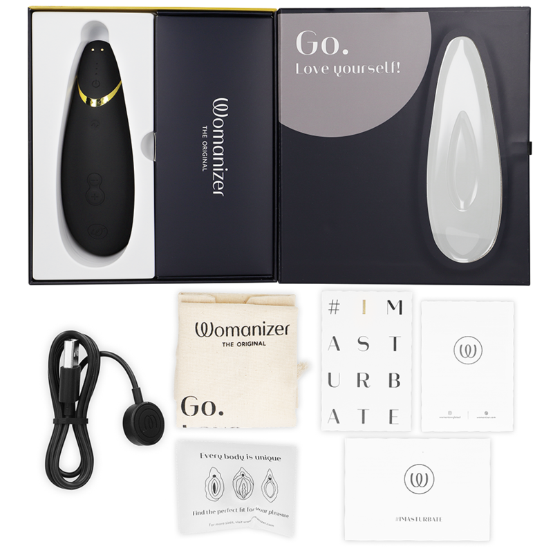 WOMANIZER - STIMULATEUR CLITORAL PREMIUM 2 NOIR WOMANIZER