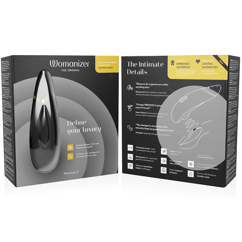 WOMANIZER - STIMULATEUR CLITORAL PREMIUM 2 NOIR WOMANIZER