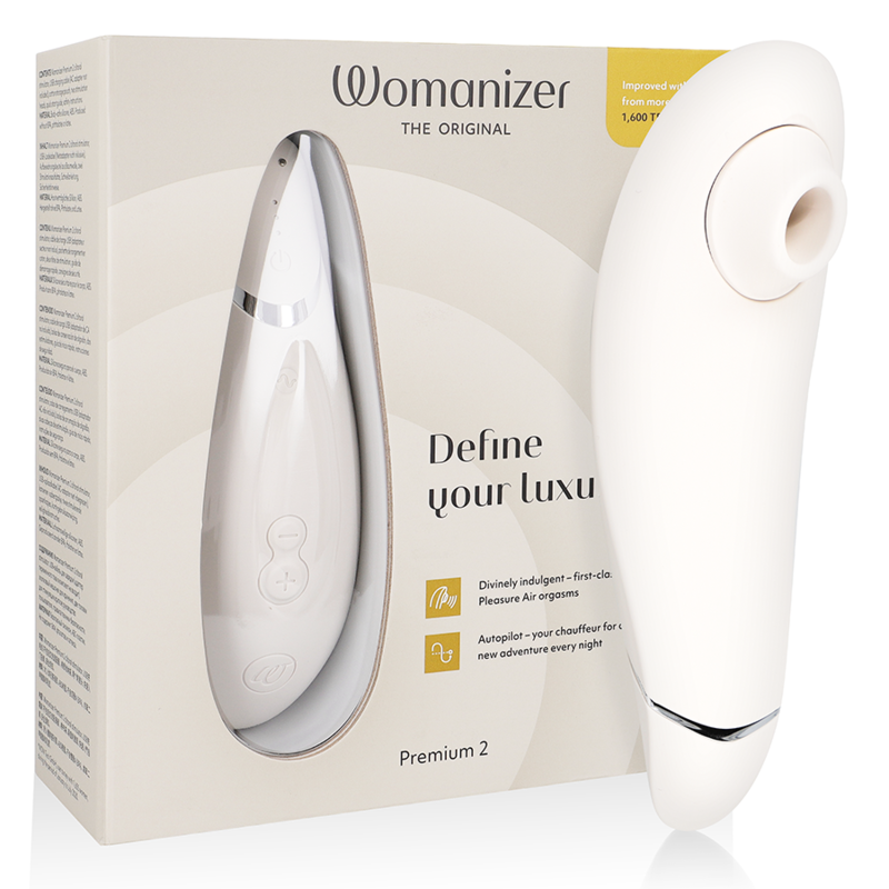 WOMANIZER - STIMULATEUR CLITORAL PREMIUM 2 GRIS CHAUD WOMANIZER