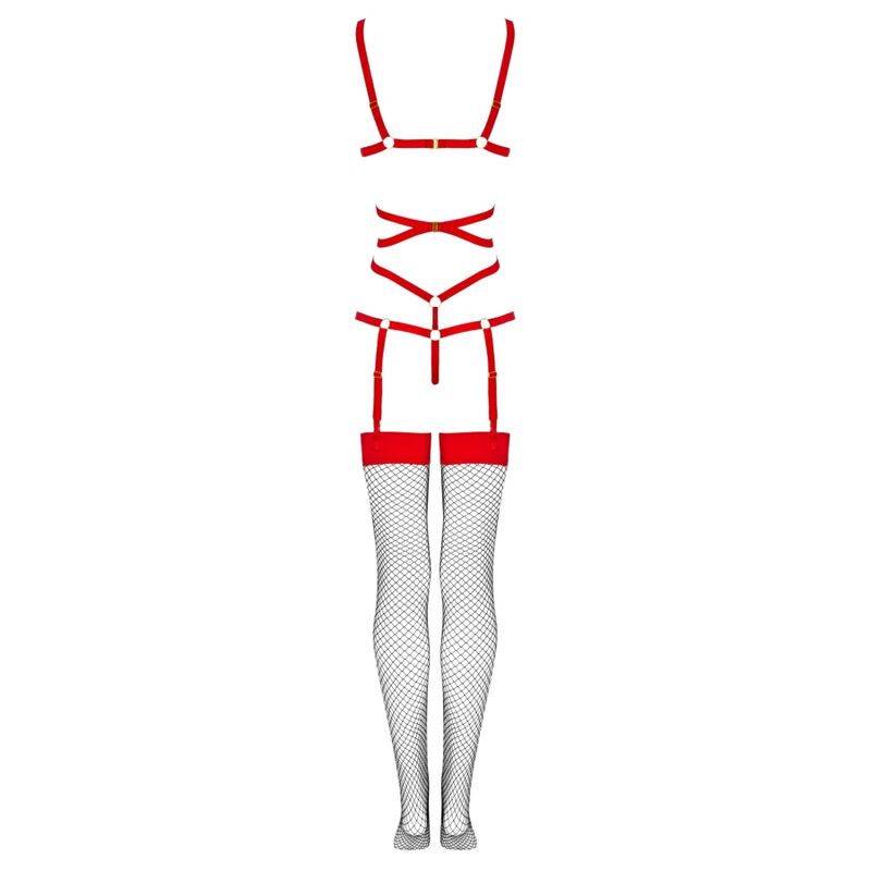 LIVCO CORSETTI FASHION - THIARA LC 20213 ENSEMBLE CORPS + BAS ROUGE L/XL LIVCO CORSETTI SETS