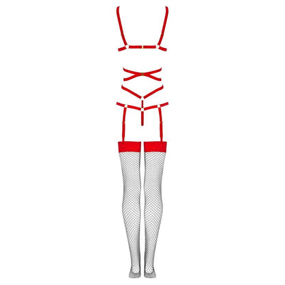 LIVCO CORSETTI FASHION - THIARA LC 20213 ENSEMBLE CORPS + BAS ROUGE L/XL LIVCO CORSETTI SETS