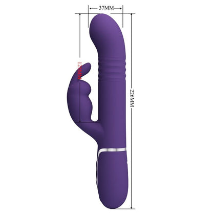 PRETTY LOVE - COALE VIBRATEUR  RABBIT 4 EN 1 VIOLET PRETTY LOVE FLIRTATION
