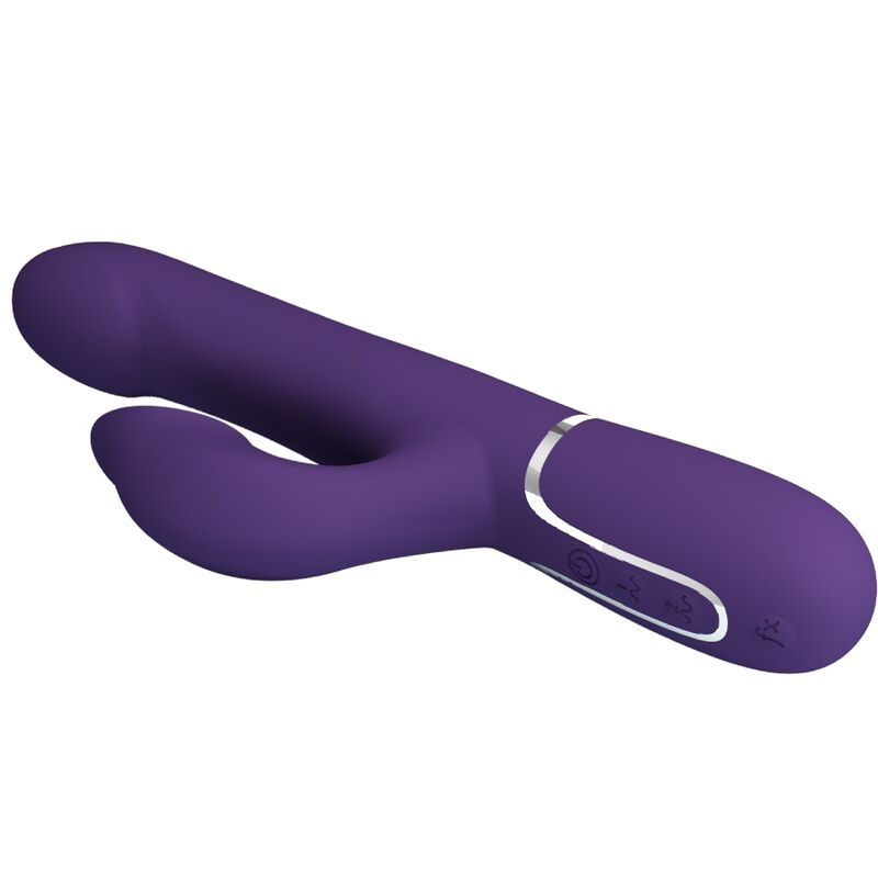 PRETTY LOVE - ZALIN PERLES VIBRATEUR LAPIN 4 EN 1 VIOLET PRETTY LOVE FLIRTATION