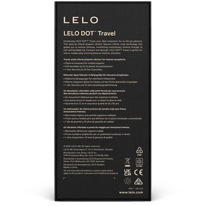 LELO - DOT TRAVEL STIMULATEUR DE CLITORIS VIOLET LELO