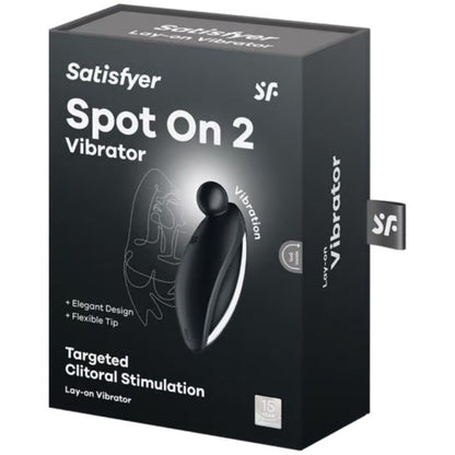 SATISFYER - SPOT ON 2 VIBRATEUR LAY-ON NOIR SATISFYER VIBRATOR