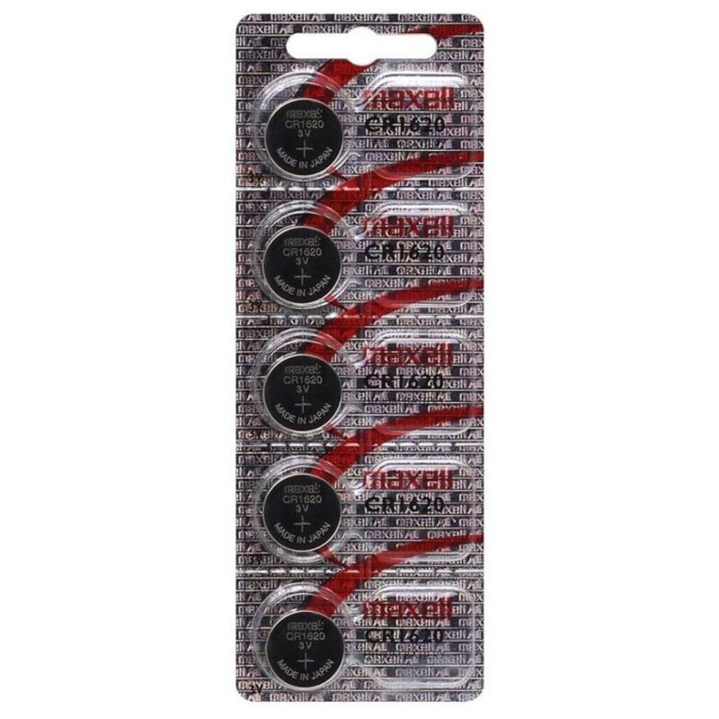 MAXELL - BATTERIE LITIO CR1620 3V 5UDS MAXELL