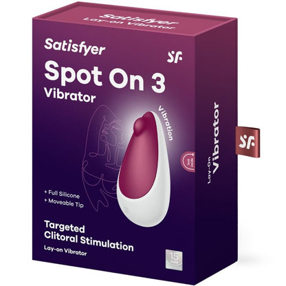 SATISFYER - SPOT ON 3 STIMULATEUR CLITORAL BAIES SATISFYER VIBRATOR