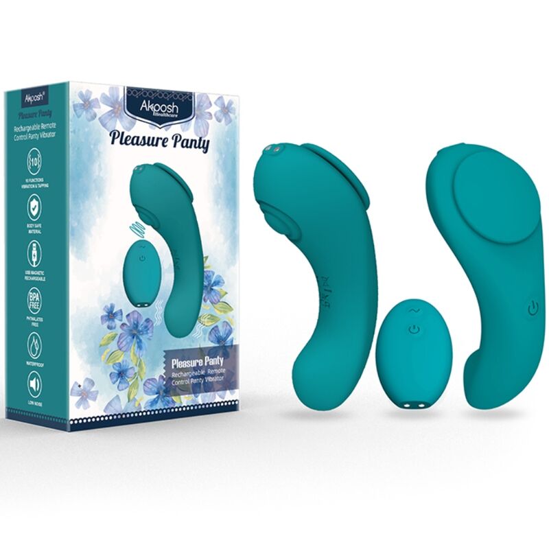 ARMONY - PLEASURE PANTY VIBRATEUR TÉLÉCOMMANDE 3 VITESSES VERT ARMONY WEARABLES