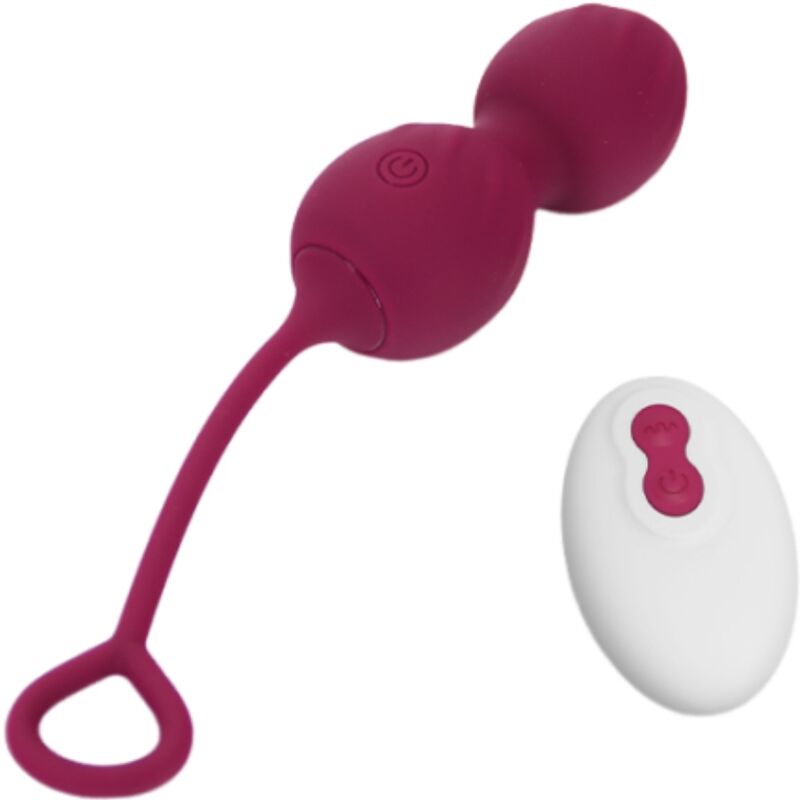 ARMONY - BLOSSOMS HALTÈRE VAGINALE VIBRATION TÉLÉCOMMANDE 10 VIBRATIONS ROUGE FONCÉ ARMONY VIBRATORS