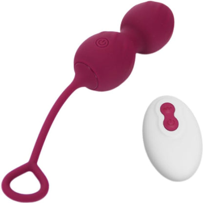 ARMONY - BLOSSOMS HALTÈRE VAGINALE VIBRATION TÉLÉCOMMANDE 10 VIBRATIONS ROUGE FONCÉ ARMONY VIBRATORS