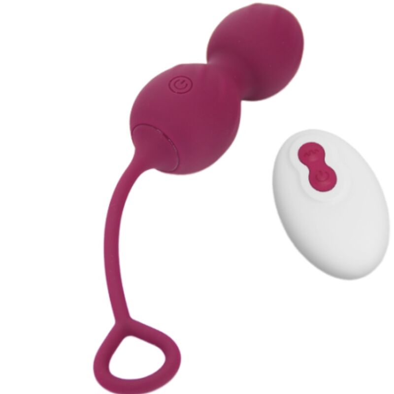ARMONY - BLOSSOMS HALTÈRE VAGINALE VIBRATION TÉLÉCOMMANDE 10 VIBRATIONS ROUGE FONCÉ ARMONY VIBRATORS