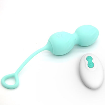 ARMONY - BLOSSOMS TÉLÉCOMMANDE DE VIBRATION D'HALTÈRE VAGINALE 10 VIBRATIONS VERT ARMONY VIBRATORS