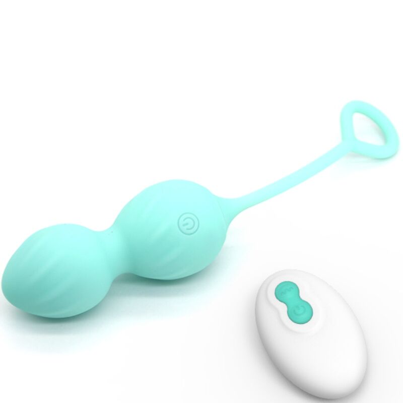 ARMONY - BLOSSOMS TÉLÉCOMMANDE DE VIBRATION D'HALTÈRE VAGINALE 10 VIBRATIONS VERT ARMONY VIBRATORS