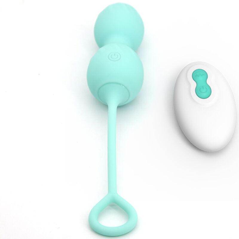 ARMONY - BLOSSOMS TÉLÉCOMMANDE DE VIBRATION D'HALTÈRE VAGINALE 10 VIBRATIONS VERT ARMONY VIBRATORS