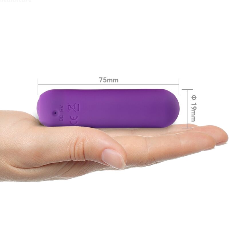 ARMONY - SPLASH HAHA VIBRATEUR BULLET SILICONE 10 VIBRATIONS 75 X 19 CM VIOLET ARMONY STIMULATORS