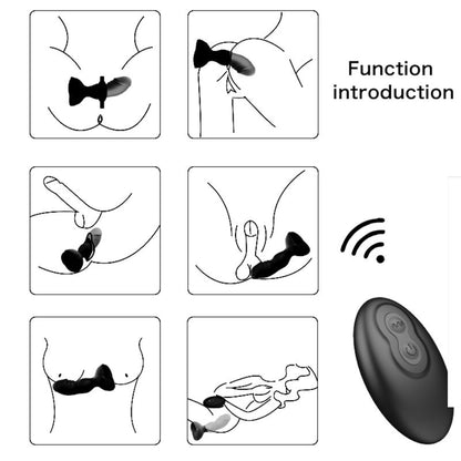 ARMONY - EXTREME A BLOOM VIBRATEUR ROSE ET PLUG ANAL TÉLÉCOMMANDE NOIR ARMONY ANAL
