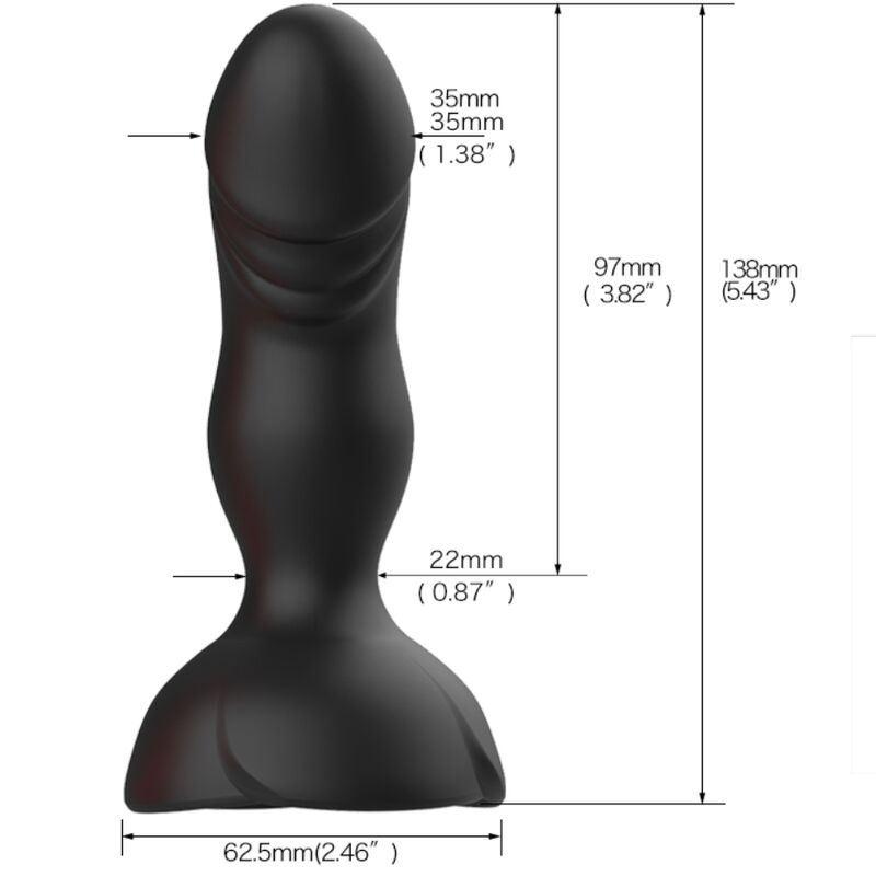 ARMONY - EXTREME A BLOOM VIBRATEUR ROSE ET PLUG ANAL TÉLÉCOMMANDE NOIR ARMONY ANAL