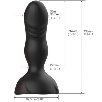 ARMONY - EXTREME A BLOOM VIBRATEUR ROSE ET PLUG ANAL TÉLÉCOMMANDE NOIR ARMONY ANAL