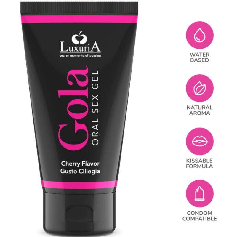 INTIMATELINE LUXURIA - GEL SEXUEL ORAL SAVEUR CERISE 50 ML INTIMATELINE LUXURIA