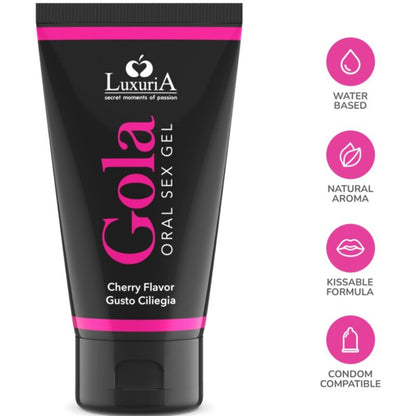 INTIMATELINE LUXURIA - GEL SEXUEL ORAL SAVEUR CERISE 50 ML INTIMATELINE LUXURIA
