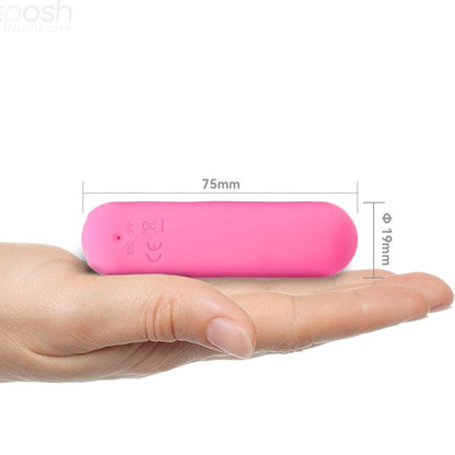 ARMONY - SPLASH JOIE VIBRATEUR BULLET TÉLÉCOMMANDE EN SILICONE 10 VIBRATIONS 75 X 19 CM ROSE ARMONY STIMULATORS