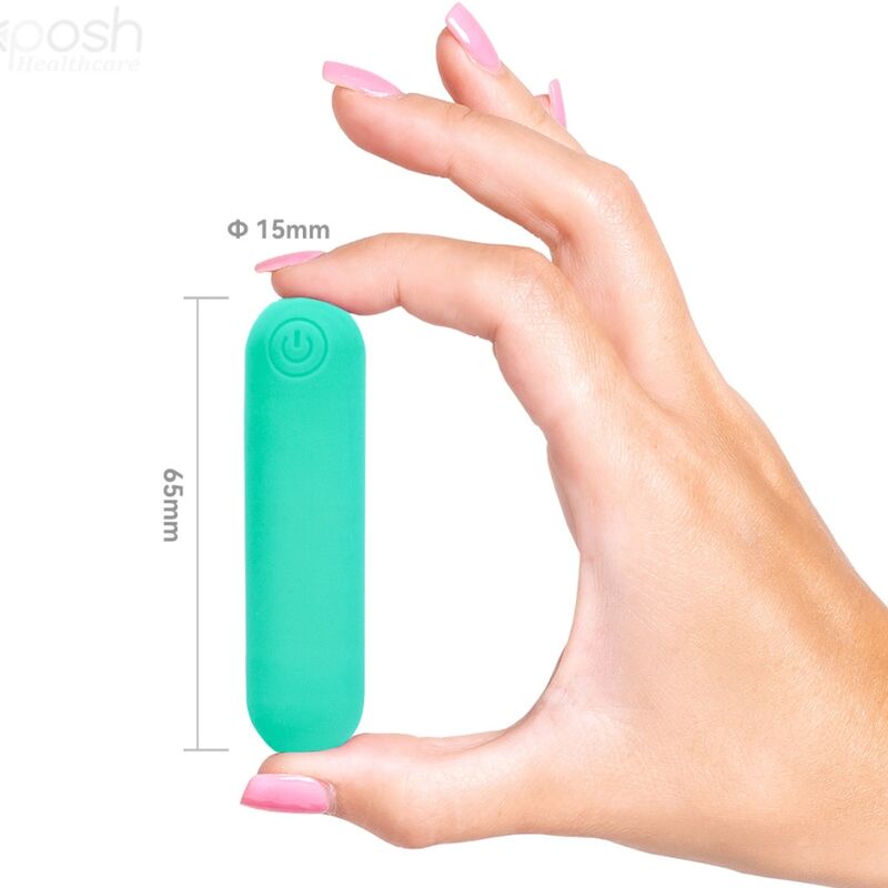 ARMONY - SPLASH JOLINE VIBRATEUR BULLET TÉLÉCOMMANDE EN SILICONE 10 VIBRATIONS 65 X 15 CM VERT ARMONY STIMULATORS