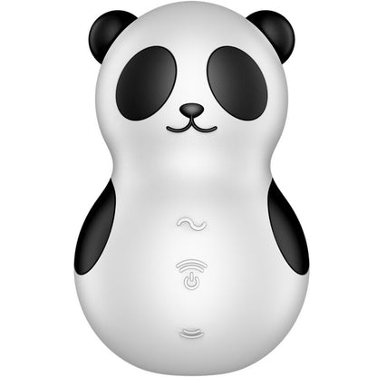 SATISFYER - POCKET PANDA STIMULATEUR & VIBRATEUR NOIR ET BLANC SATISFYER AIR PULSE