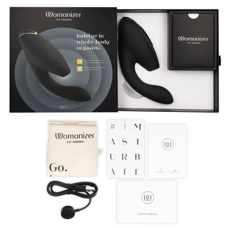 WOMANIZER - STIMULATEUR DUO 2 NOIR WOMANIZER