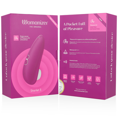 WOMANIZER - STIMULATEUR CLITORAL STARLET 3 VIOLET WOMANIZER