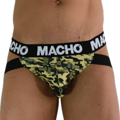 MACHO - MX28MV JOCK MILITAIRE VERT M MACHO UNDERWEAR