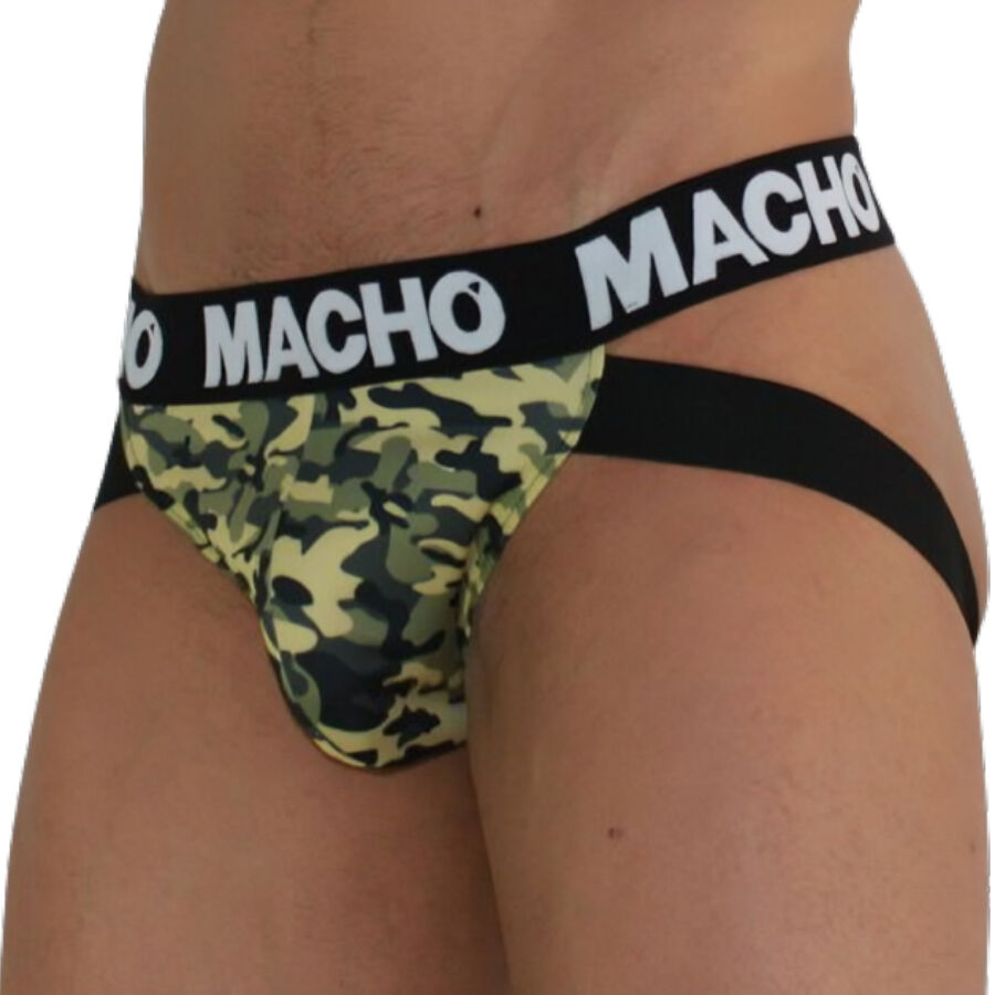 MACHO - MX28MV JOCK MILITAIRE VERT L MACHO UNDERWEAR