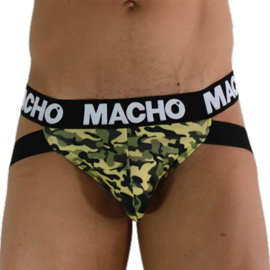 MACHO - MX28MV JOCK MILITAIRE VERT L MACHO UNDERWEAR