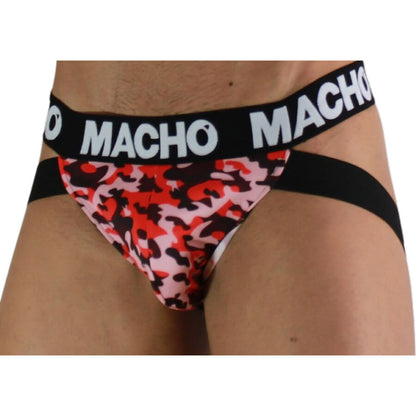 MACHO - MX28MR JOCK MILITAIRE ROUGE XL MACHO UNDERWEAR