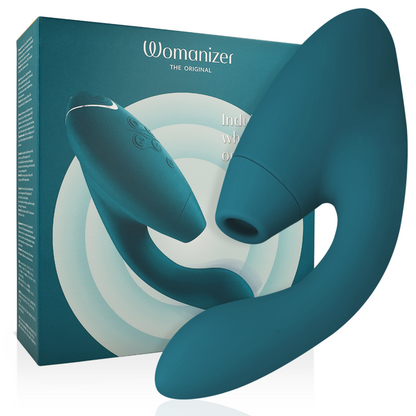 WOMANIZER - DUO 2 STIMULATOR BLEU PÉTROLE WOMANIZER