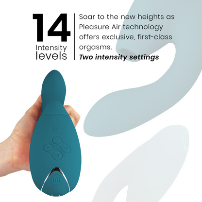 WOMANIZER - DUO 2 STIMULATOR BLEU PÉTROLE WOMANIZER