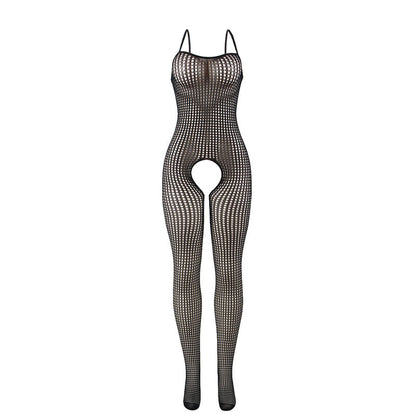 SUBBLIME - 951726 BODYSTOCKING NOIR EN RÉSILLE ÉLASTIQUE SANS FOURRURE TAILLE UNIQUE SUBBLIME BODYSTOCKINGS